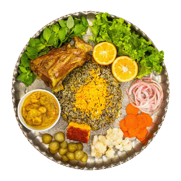 باقالی پلو با گردن